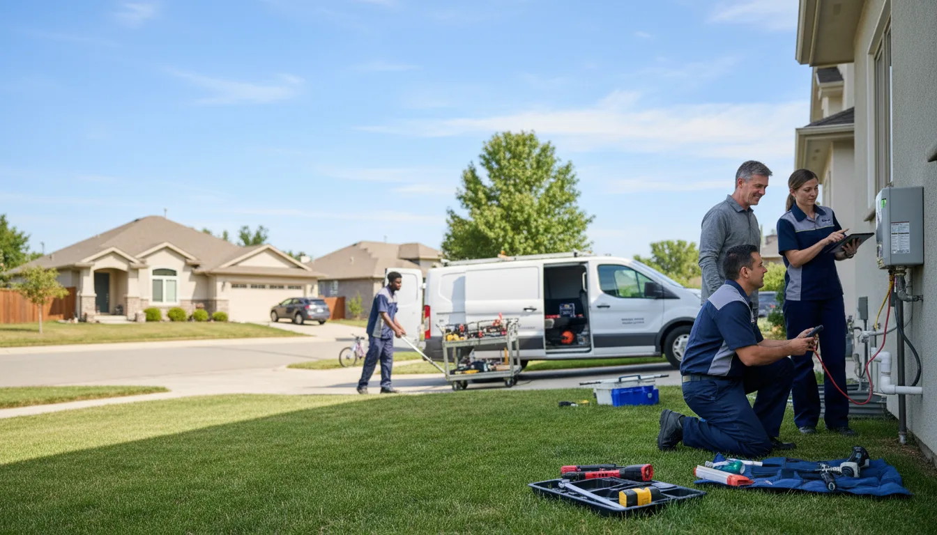 Tankless water heater service in Frankston, TX